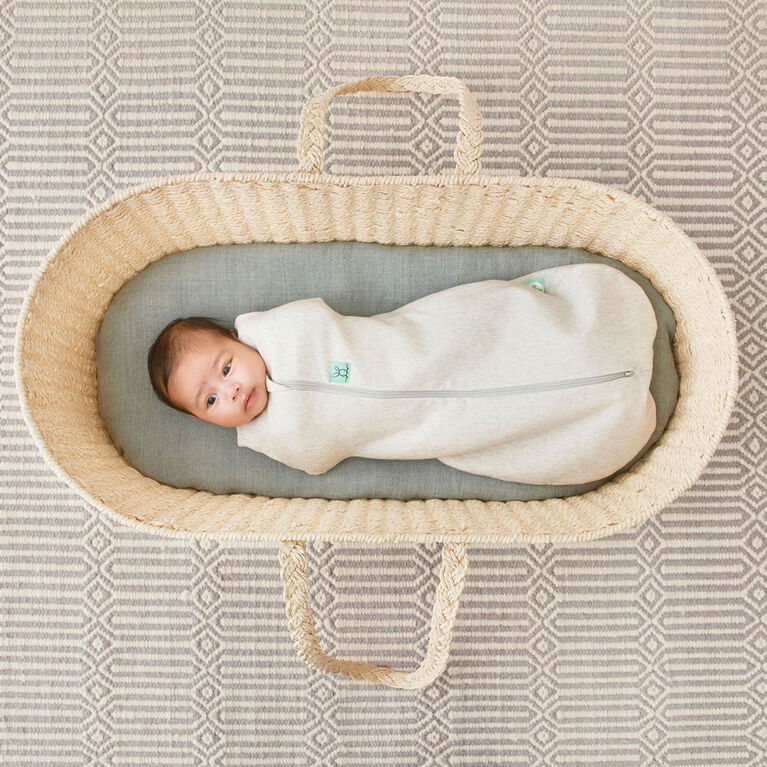 ergoPouch - Cocoon Swaddle Bag 0.2 TOG - Grey Marle - 3 to 6 Months