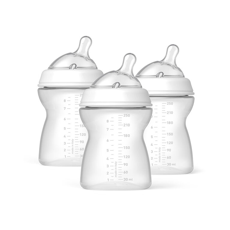 Chicco NaturalFit Tri-Pack 8 oz. Bottles 2 Months+