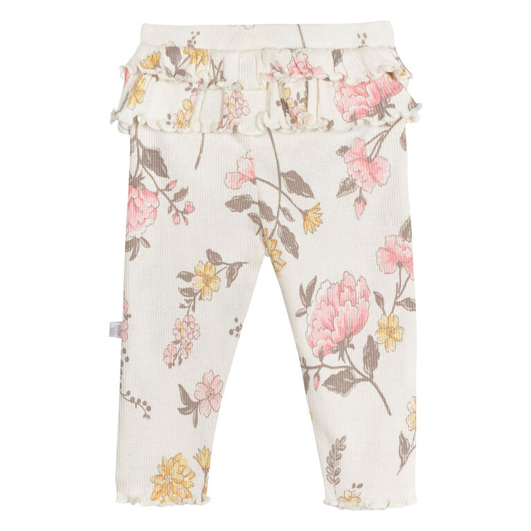 Just Born - Pantalon Vintage Floral - 0-3 mois