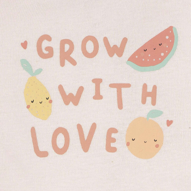 Gerber Childrenswear    Lot de 3 body manches courtes Rose Clair  0-3 Mois