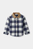 Flannel Corduroy Shirt Navy 4-5Y