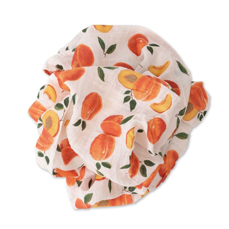 Swaddle Coton Mousseline Simple Red Rover - Peachy - Notre exclusivit&eacute;