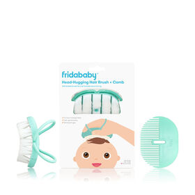 Fridababy - Ensemble de brosse à cheveux et peigne coiffant pour bébé