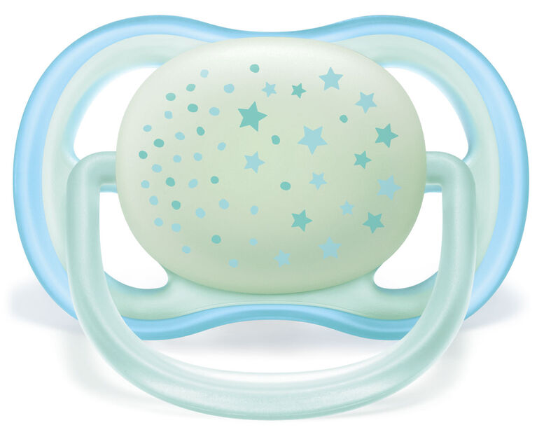 Philips Avent Ultra Air Nighttime Pacifier, 0-6 months, various colors