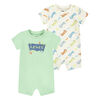 Levis  2 Pack Romper - Teal - Size 6 Months