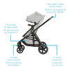 Maxi Cosi Zelia Max 5-in-1 Modular Travel System - Polished Pebble