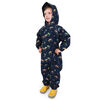 Kids Thin-Lined Rain Suits | Big Trucks - 1T (1-2Y)