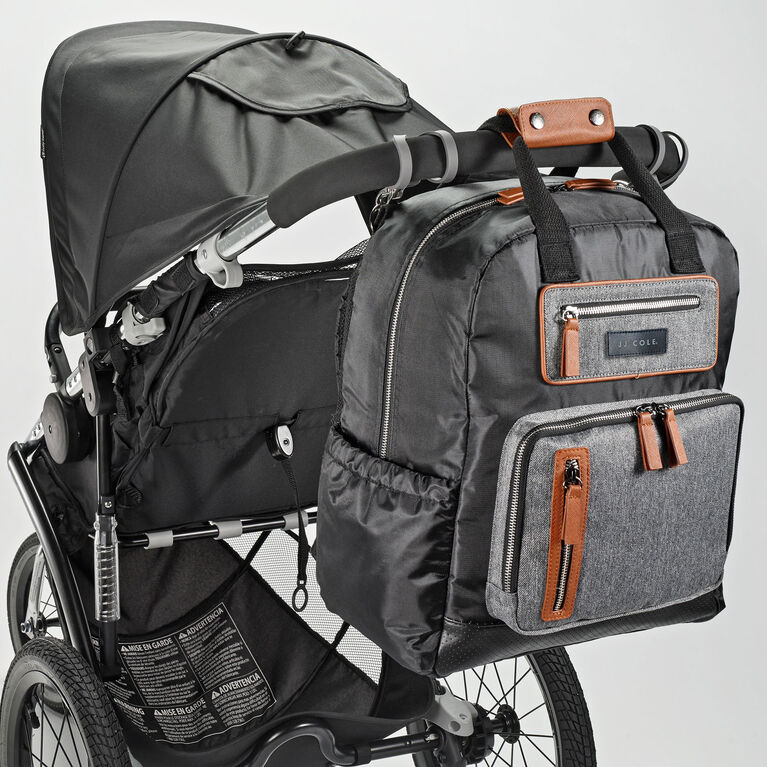 Jj Cole Papago Pack Backpack Diaper Bag Camel Herringbone Babies R Us Canada