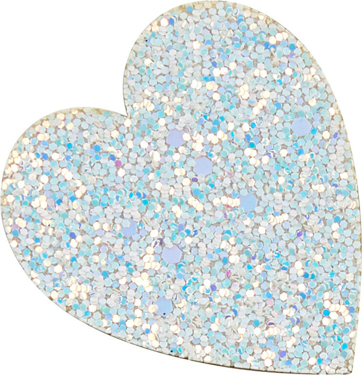Patches: Icon Pack: Horseshoe Patches and Glitter Heart Turquoise Patches