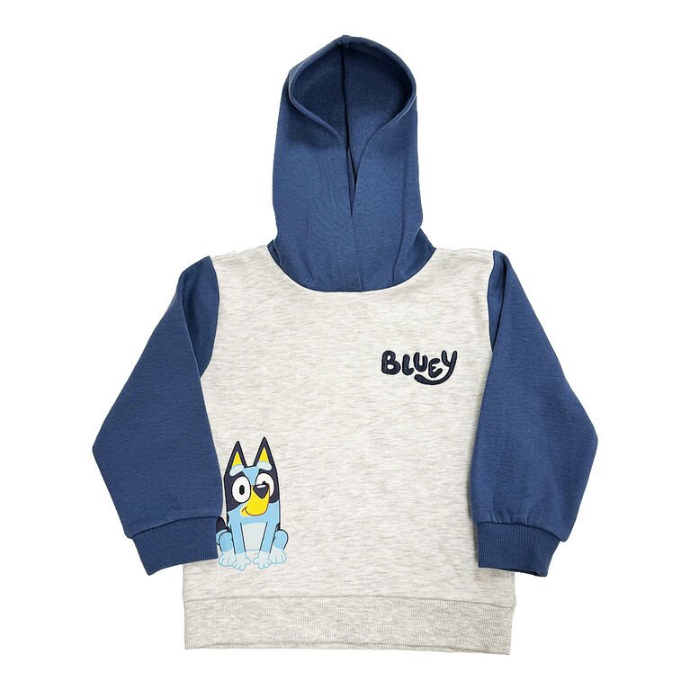 Bluey - Hoodie -  Grey Heather & Blue - Size 3T - Toys R Us Exclusive