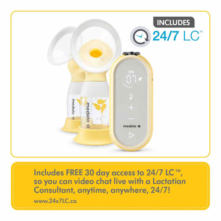 Medela Freestyle Hands-free Double Electric Breast Pump with Lactation Class