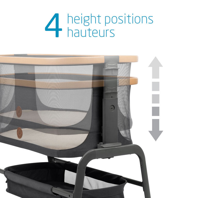 Maxi-Cosi Iora Bedside Bassinet -Essential Graphite