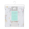 Just Born Love & Sugar Fitted Crib Sheet Unicorn