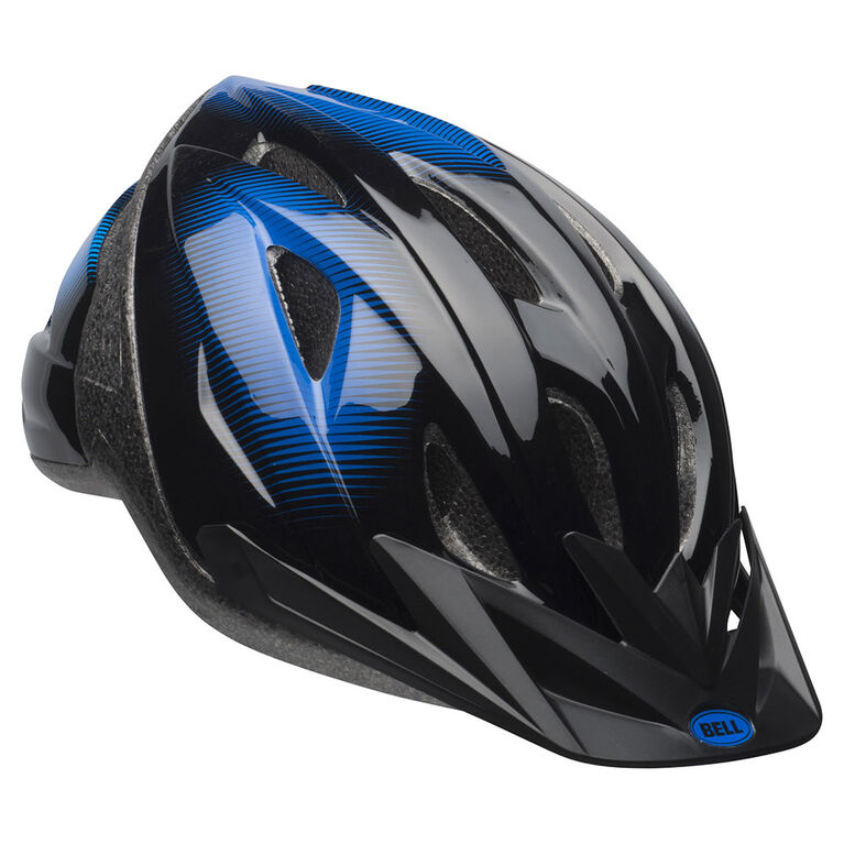 Bell Child Rival Bike Helmet Blue/Black Blurred (Fits head sizes 52 56 cm) Toys R Us Canada