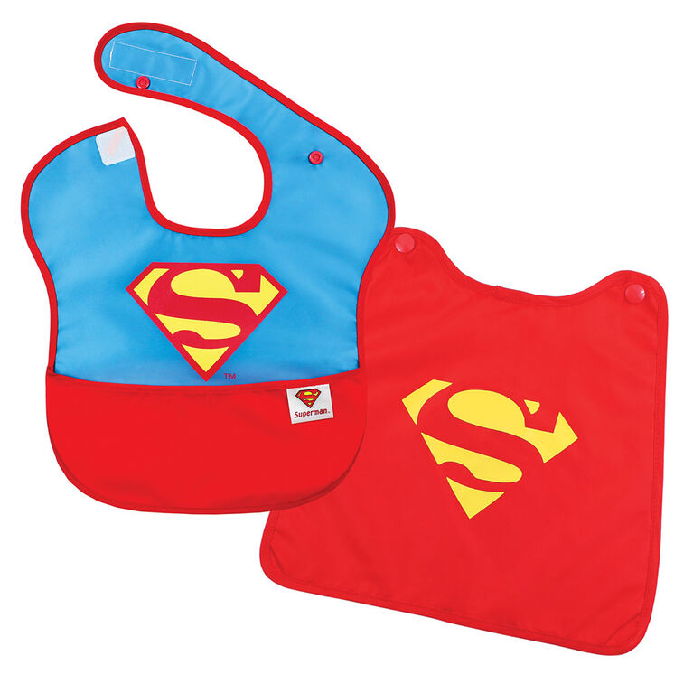 Bumkins Caped Superbib - Superman