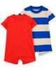 Carter's 2-Pack Cotton Rompers