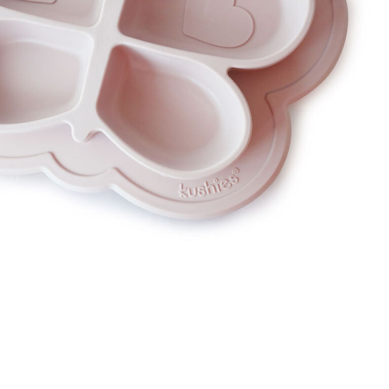 Siliplate Mess-free silicone plate Rose