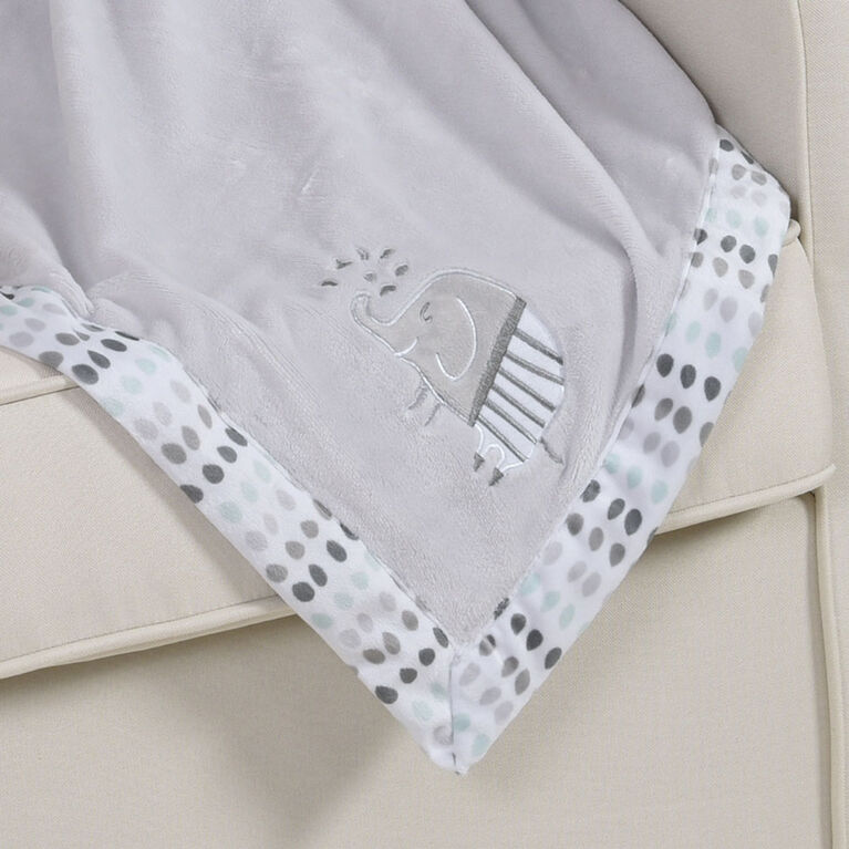 Koala Baby Couverture De Bebe Applique Elephant Gris Babies R Us Canada