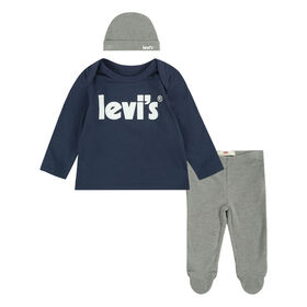 Levis Bodysuit Set - Dress Blues - Size 9M