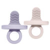 Kushies - Siliteethe jouets-dentition en silicone - Pink/Lilac