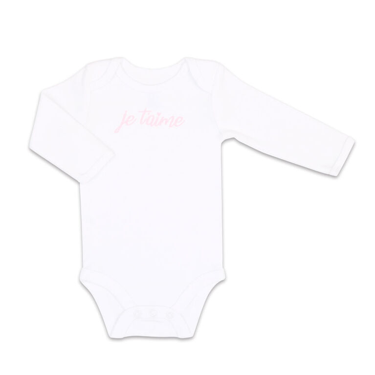 Koala Baby 4Pk Long Sleeve Bodysuit Swan, Preemie