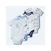 Koala Baby 4-Pack Bodysuits - Blue, 6-9 Months