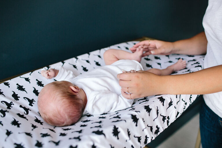 Copper Pearl Wild Diaper Changing Pad Cover