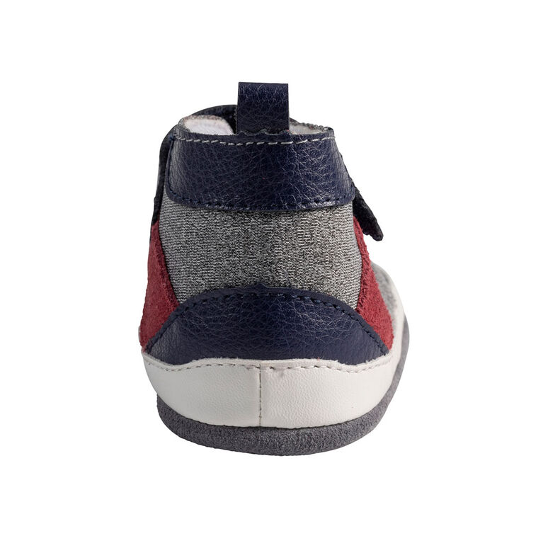 Robeez - Semelles souples High Top Navy 9-12M