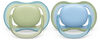 Avent Ultra Air Pacifier 0-6m green/ blue 2pk