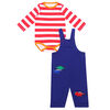 Earth by Art & Eden - Ensemble de 2 combinaisons Kyle - Rouge, 3 mois