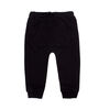 Koala Baby Boys Cotton French Terry Jogger Pants With Pocket and Drawstring Black 3-6M