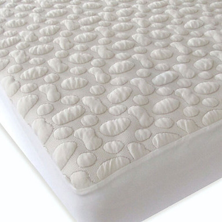Forty Winks - Organic Cotton Quilted Waterproof, breathable crib mattress cover - Beige