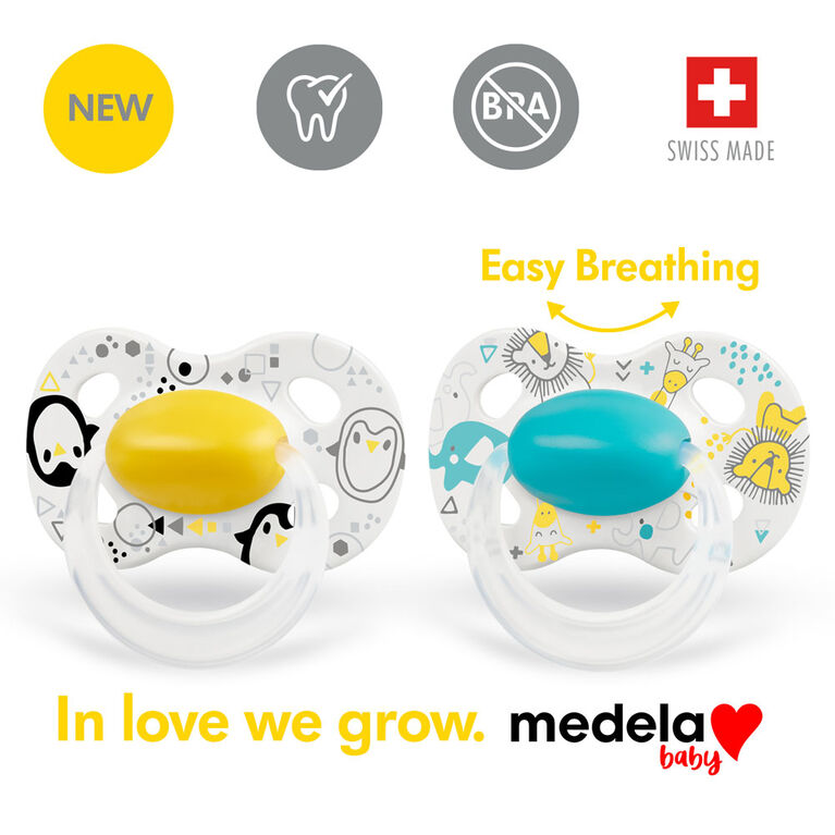 Medela Baby New Original Pacifier Perfect For Everyday Use Bpa Free Lightweight And Orthodontic Baby Pacifier 18 Mo Unisex Babies R Us Canada