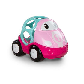 Voiture de course rose
