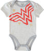 Wonder Woman nouveau-née 3 paquet le maillot de corps 3-6M rouge