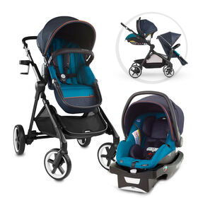 Evenflo Gold Pivot Xpand Travel System-Sapphire