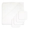 White Soild Bath Set
