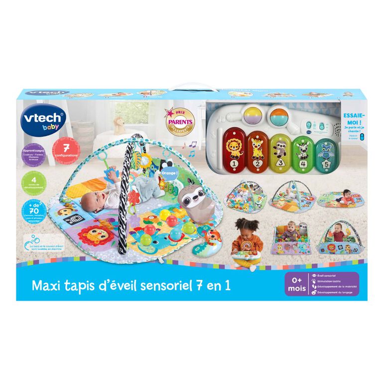 VTech 7-in-1 Senses and Stages Developmental Gym - French Edition