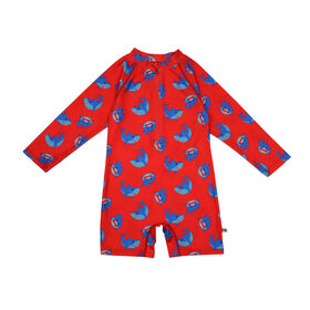 Rashguard 1pc Printed Swimsuit  Shark