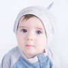 Juddlies - Breathe EZE Newborn Hat - Pale Grey Fleck