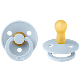 BIBS Baby Blue Pacifier 2 Pack Size 1