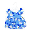 Sterling Baby Dress Bloomer Short Set: Blue Floral