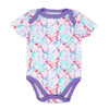 Baby Mode 3 Pack Bodysuit: Purple Butterfly