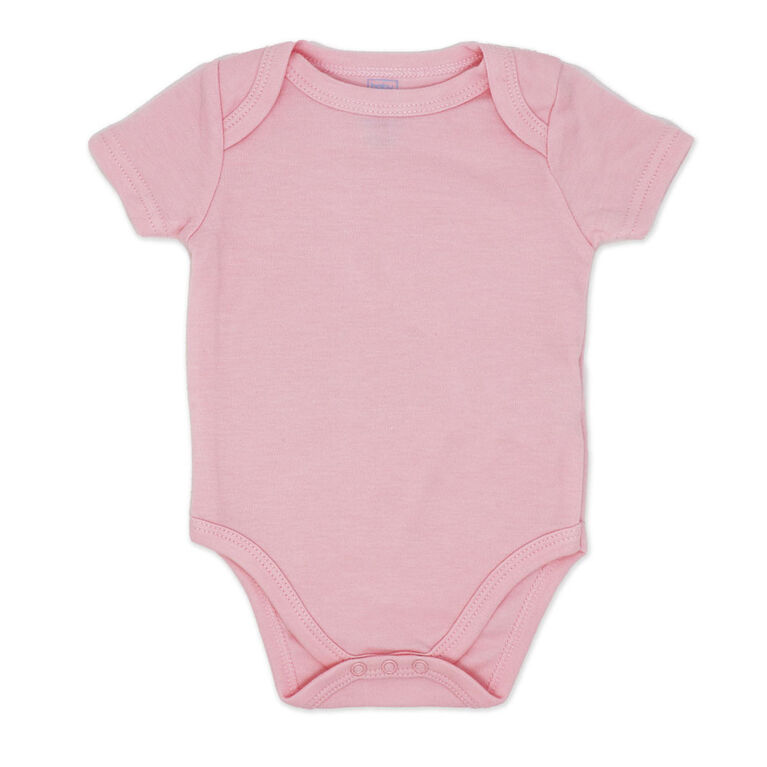 Baby Mode 3 Pack Bodysuit: Pink Bunny 6-9M