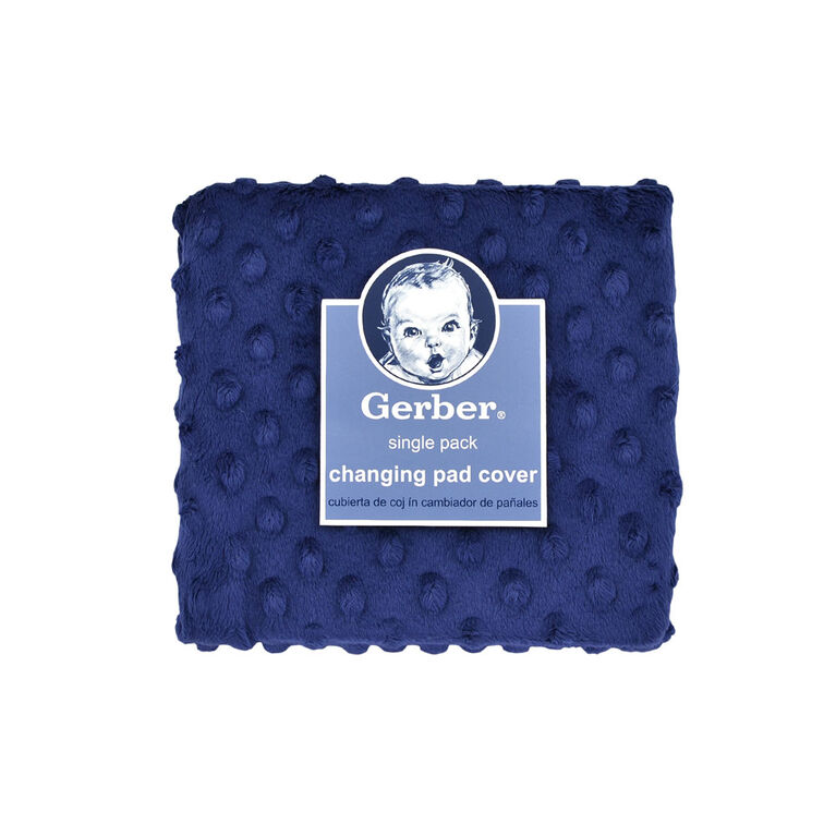 Housse de coussin à langer Gerber, bleu marine.