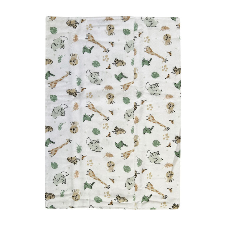 Koala Baby - Lot De 3 Serviettes En Flanelle Safari Fun