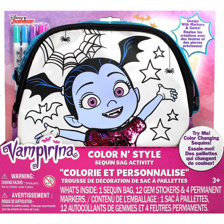 Vampirina Color N Style Sequins Bag Activity