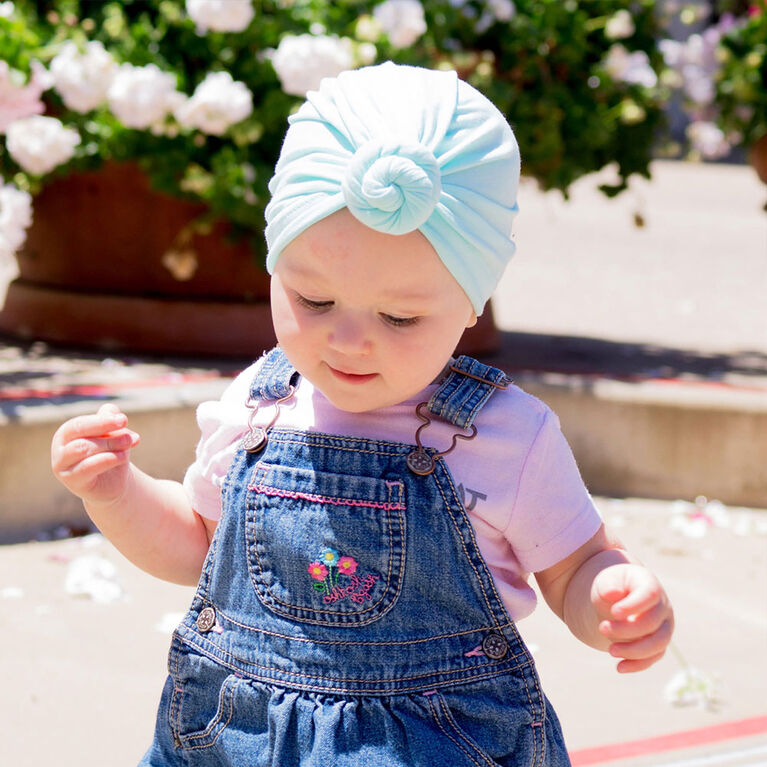 Babywisp - Turban Knot Hat - Light Blue