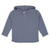Gerber Childrenswear - Ensemble 2 pièces avec sweat à capuche et pantalon de jogging en tricot gaufré bleu pour tout-petits garçons 24 mois