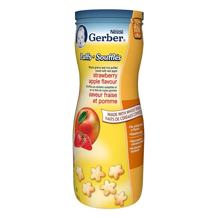 Gerber Graduates Puffs Strawberry Apple | Babies R Us Canada